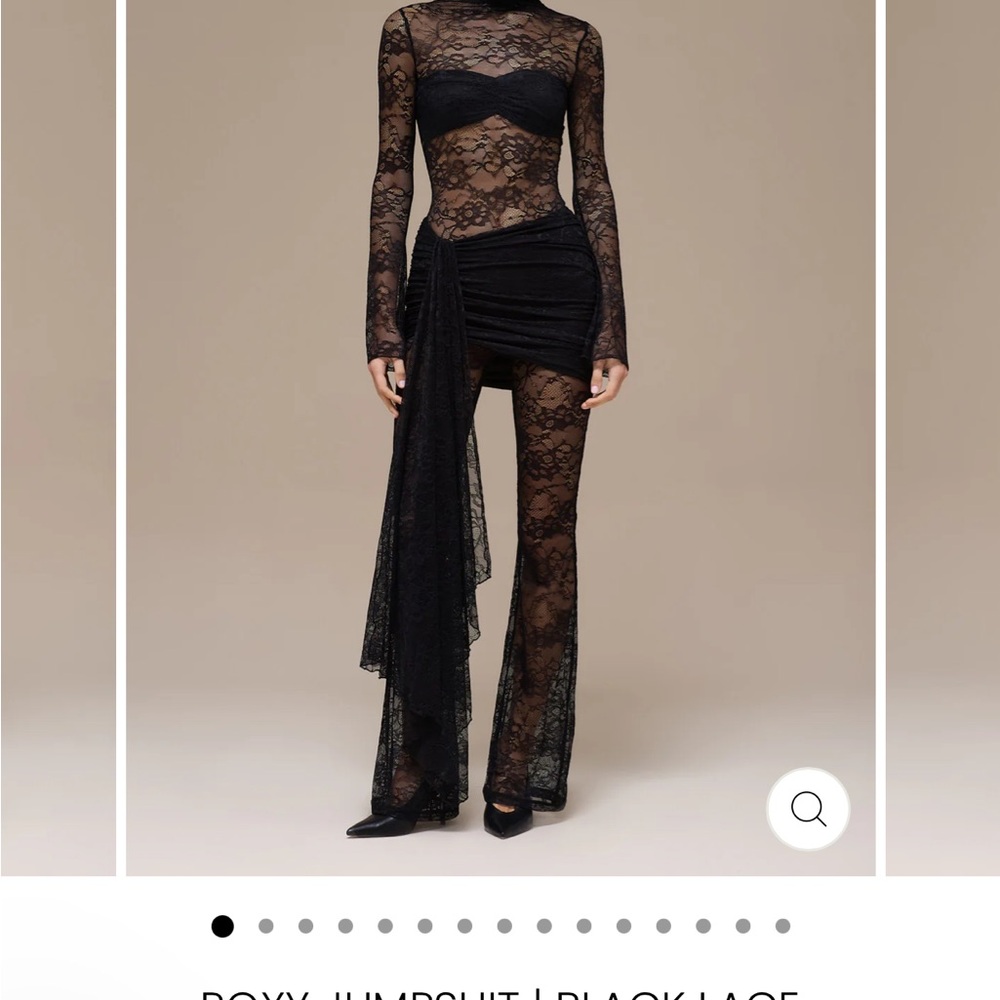 Elegant Black Lace Jumpsuit